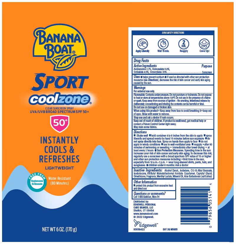 Sport Coolzone Clear Sunscreen Broad Spectrum SPF 50 Plus