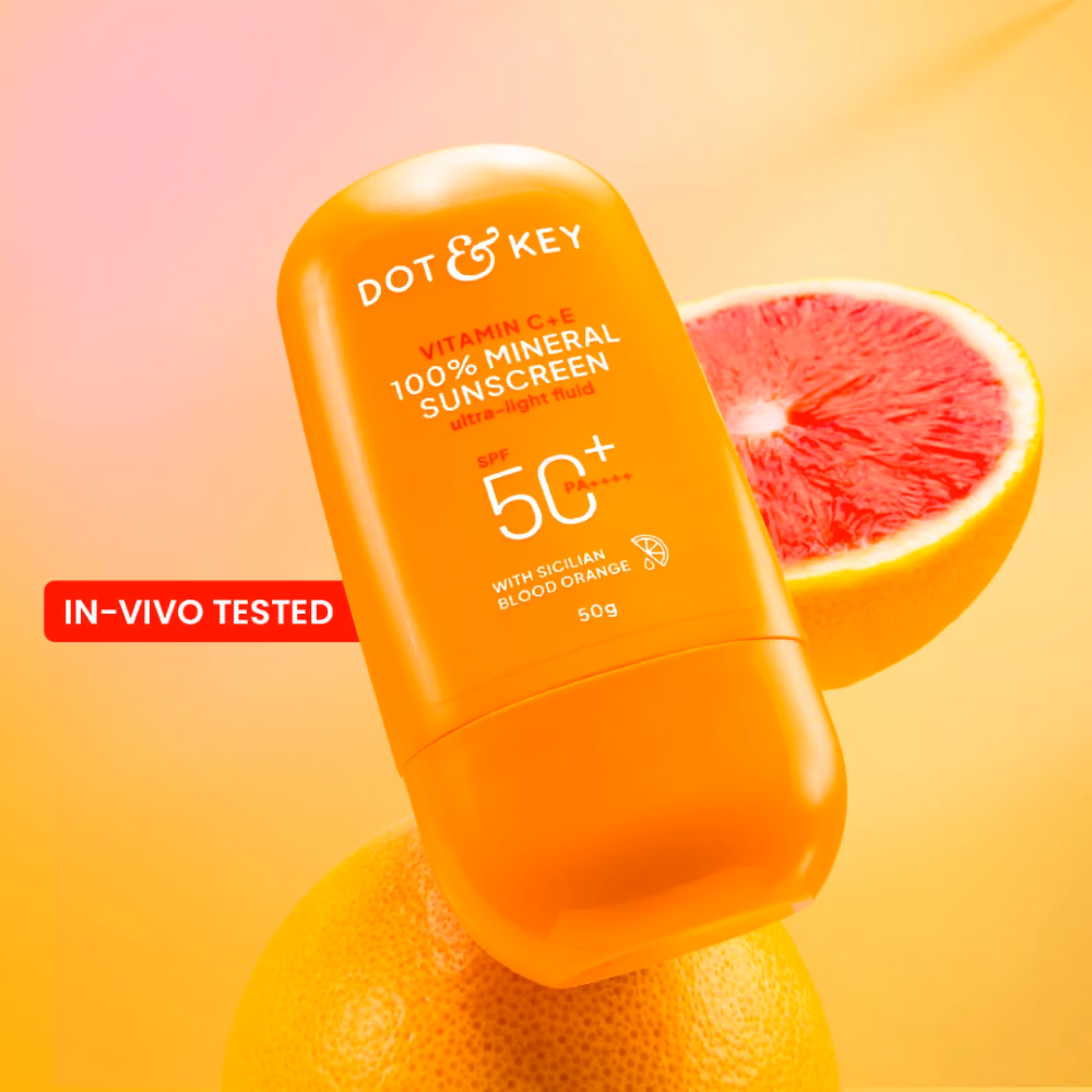 Vitamin C + E 100% Mineral Sunscreen IN-VIVO tested SPF 50+