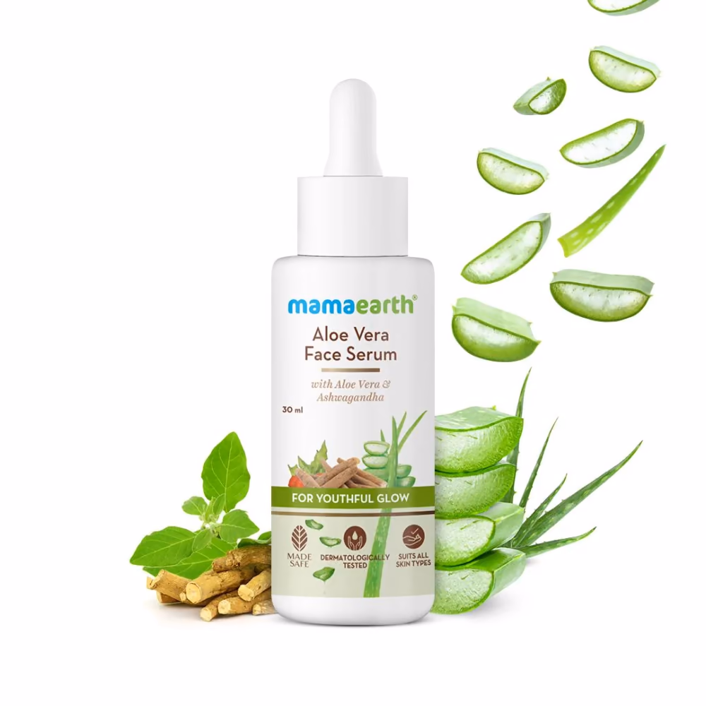 Aloe Vera Face Serum with Aloe Vera & Ashwagandha for a Youthful Glow