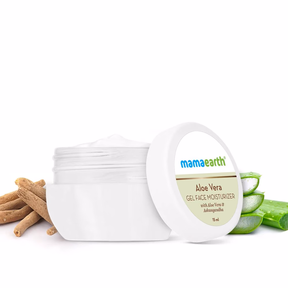 Aloe Vera Gel Face Moisturizer with Aloe Vera & Ashwagandha for a Youthful Glow