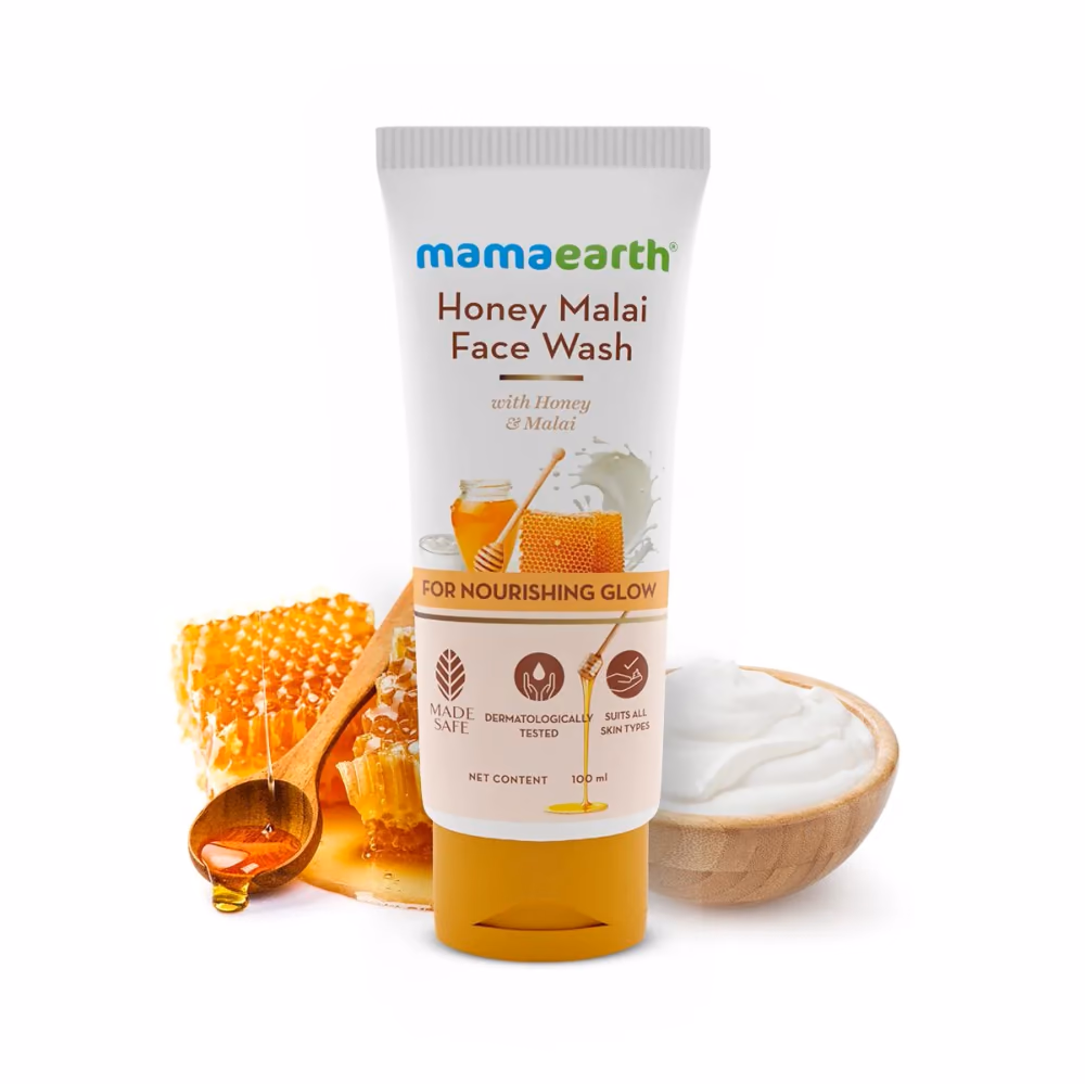 Honey Malai Face Wash with Honey & Malai For Nourishing Glow
