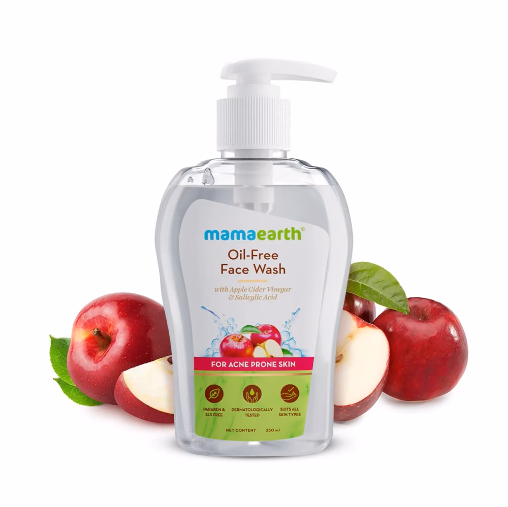 Oil-Free Face Wash with Apple Cider Vinegar & Salicylic Acid for Acne-Prone Skin