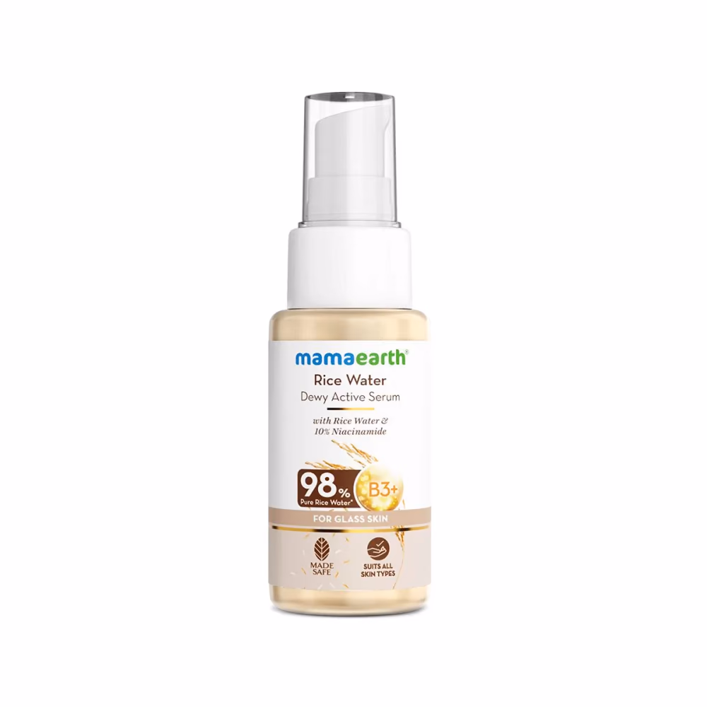 Rice Water Dewy Active Serum With Rice Water & 10% Niacinamide For Glass Skin