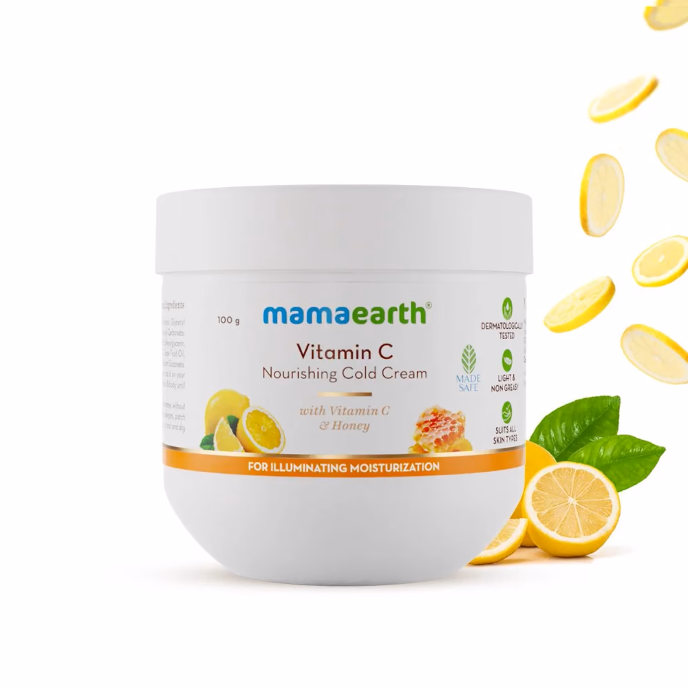 Vitamin C Nourishing Cold Cream with Vitamin C & Honey for Illuminating Moisturization