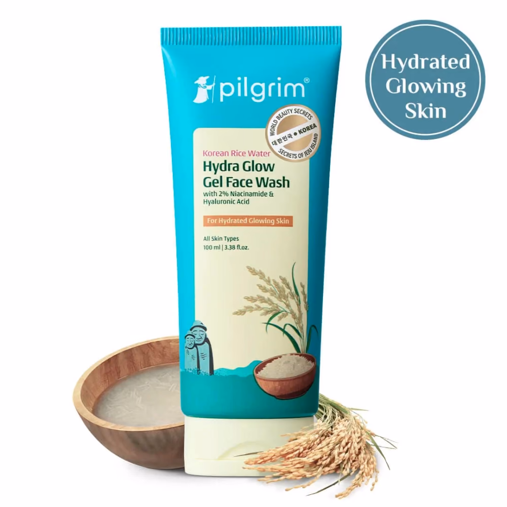Korean Rice Water Hydra Glow Gel Face Wash