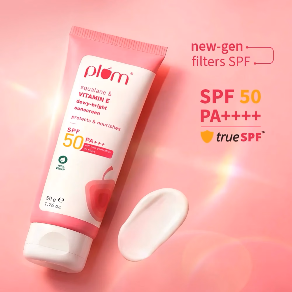 Squalane & Vitamin E Dewy-Bright Sunscreen SPF 50 PA+++