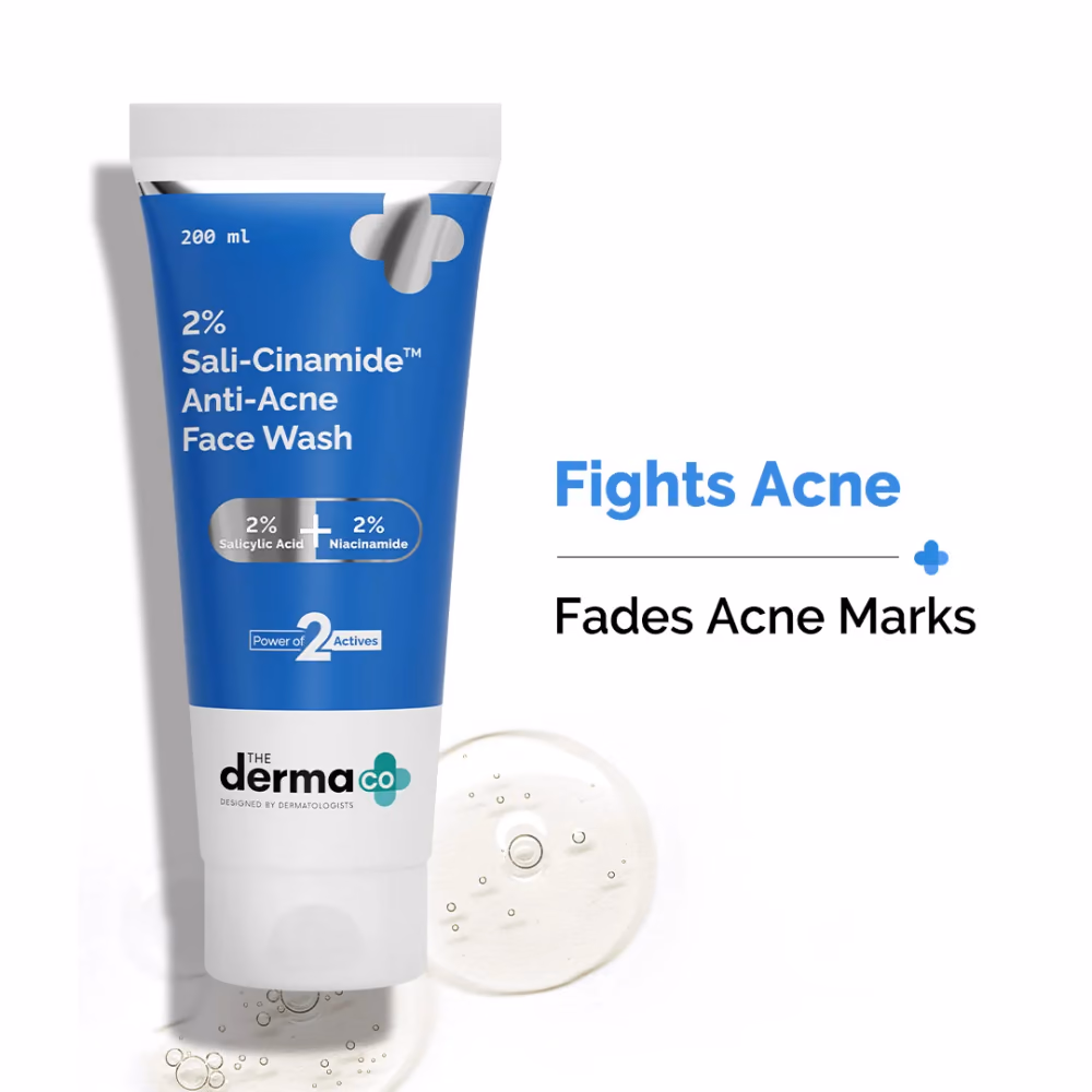 2% Sali-Cinamide Anti-Acne Face Wash with 2% Salicylic Acid & 2% Niacinamide