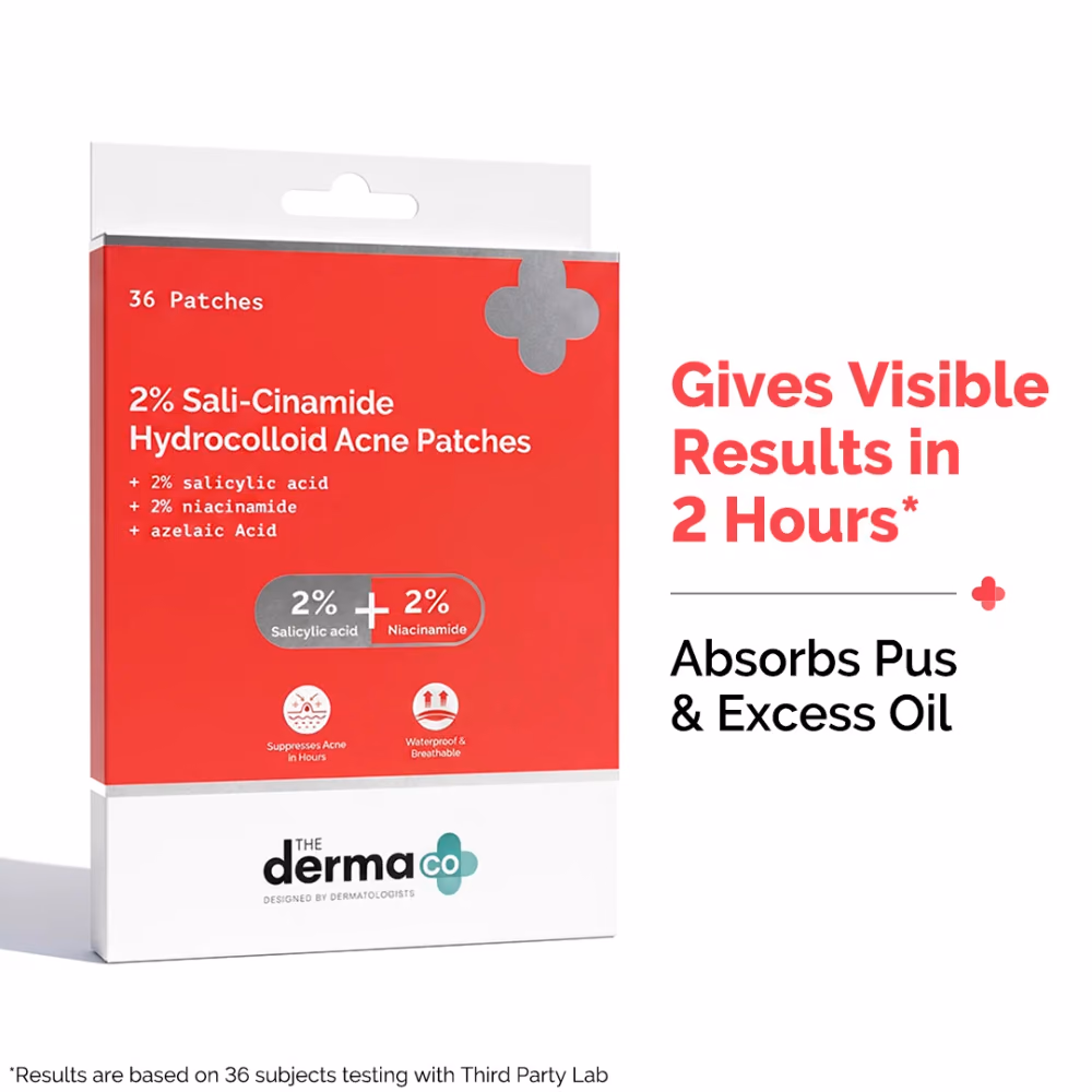 2% Sali-Cinamide Hydrocolloid Acne Patches - 36 Patches