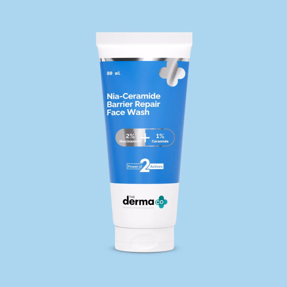Nia-Ceramide Barrier Repair Face Wash with 2% Niacinamide and 1% Ceramide
