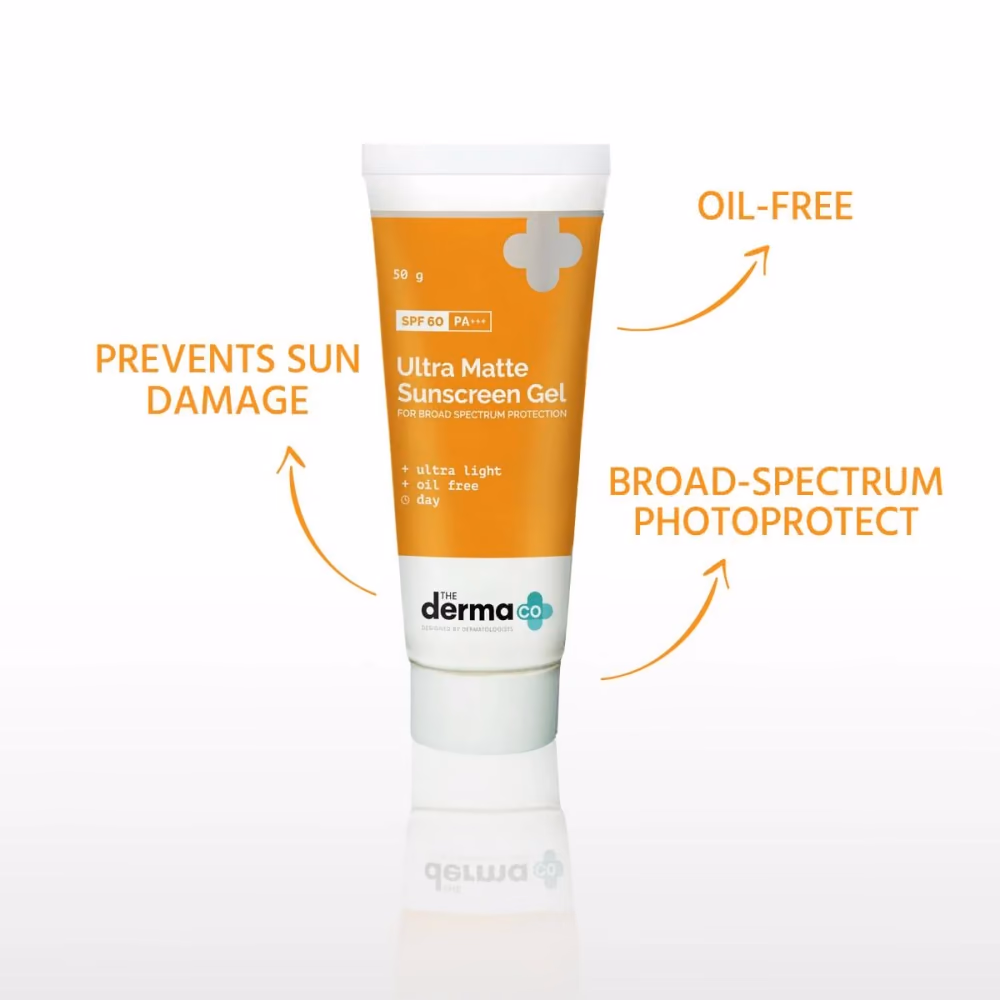 Ultra Matte Sunscreen Gel for Oily & Acne-Prone Skin